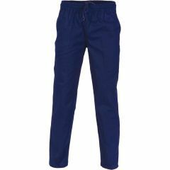 DNC 3313 311gsm Elastic Waist Cotton Drill Trousers With Tool Pocket, Navy