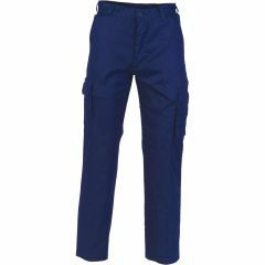 DNC 3368 190gsm Lightweight Ladies Cotton Drill Cargo Trousers, Navy
