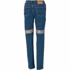 DNC 3339 13.75oz Ladies Reflective Denim Stretch Jeans, Blue