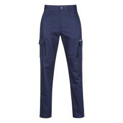 Norss Derby Cotton Drill Cargo Trousers, Navy