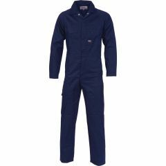 DNC 3101 311gsm Cotton Drill Coveralls, Navy