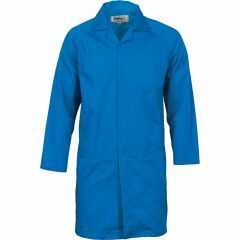 DNC 3502 Poly/Cotton Dust Coat, Mid Blue