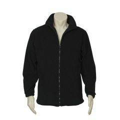 Biz Collection PF630 Mens Plain Poly Fleece Jacket, Black