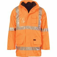 DNC 3999 200D X Reflective 6 in 1 Polyester Jacket, Orange
