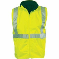 DNC 3865 300D H Reflective Reversible Vest, Yellow/Bottle