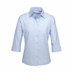Biz Collection S29521 Ladies Ambassador 3/4 Sleeve Shirt, Blue