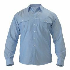 Bisley BS6030 135gsm Oxford Business Shirt, Long Sleeve, Blue