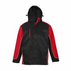Biz Collection J10110 Unisex Nitro Jacket, Black/Red/White