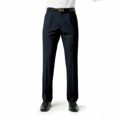 Biz Collection BS29110 Mens Classic Pleat Front Pant, Navy