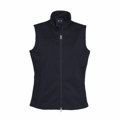 Biz Collection J29123 Ladies Plain Soft Shell Vest, Black