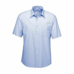 Biz Collection S251MS Mens Ambassador Short Sleeve Shirt, Blue