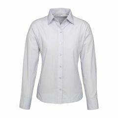 Biz Collection S29520 Ladies Ambassador Long Sleeve Shirt, Silver Grey