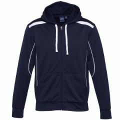 Biz Collection SW310M Adults United Hoodie, Navy/White