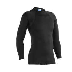 Wilderness Wear Polypro+ Thermal Crew Neck Top, Long Sleeve, Black