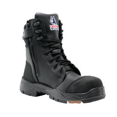 Steel Blue 617561 Tindal L/U Zip-sided Safety Boot, Black