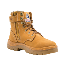 Steel Blue 312152 Argyle Zip Sider Lace Up Safety Boot, Wheat