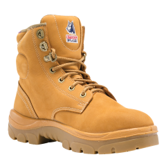 Steel Blue 512702 ARGYLE Ladies Lace Up Safety Boots, Wheat