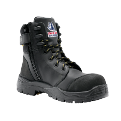 Steel Blue 827539 TORQUAY EH Lace Up Non Conductive Safety Boots, Black