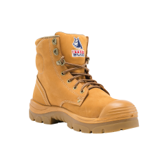 Steel Blue 342102 Argyle Lace Up Safety Boot, Nitrile Sole, Bump Cap, Wheat