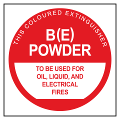 ECONO BE - 190x190 Poly - Fire Extinguisher Identification Sign