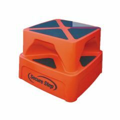 SECURE Safety Step - Orange with anti-skid rubber stops