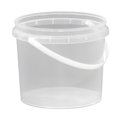 LiftSafe Clear Plastic Pail - 2L (No lid to Suit)