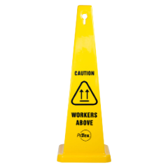890mm Safety Cone - Caution Workers Above