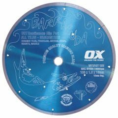 OX Ultimate UCT 4" Cont. Rim Diamond Blade - Ceramics