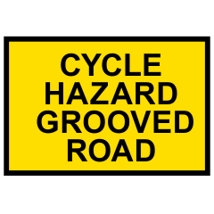 1200x900mm - Boxed Edge - Cl.1 - Cycle Hazard Grooved Road