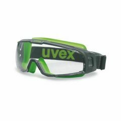 uvex u_sonic wide_vision goggle grey lime clear lens