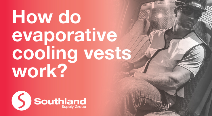 How do evaporative cooling vests work?