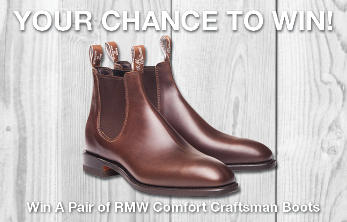 Win A Pair of RMW Comfort Craftsman Boots